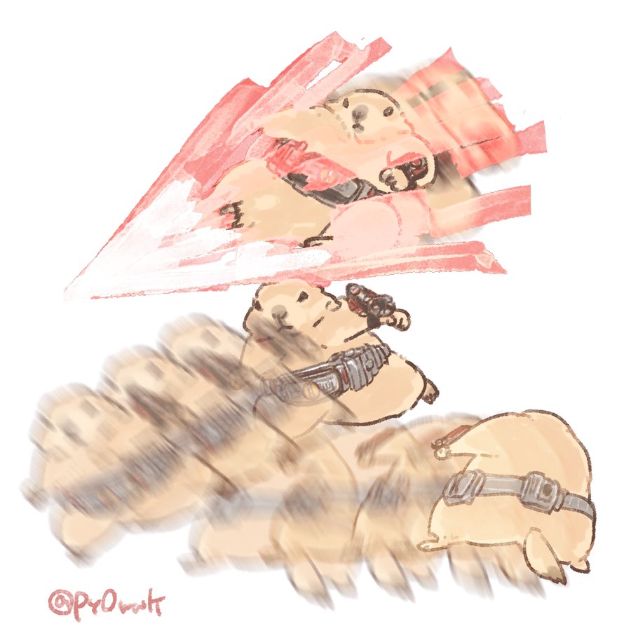 afterimage animal_focus body_fur flying_kick full_body henshin_pose kamen_rider kamen_rider_555 kicking multiple_views prairie_dog py0wwk rider_kick simple_background white_background