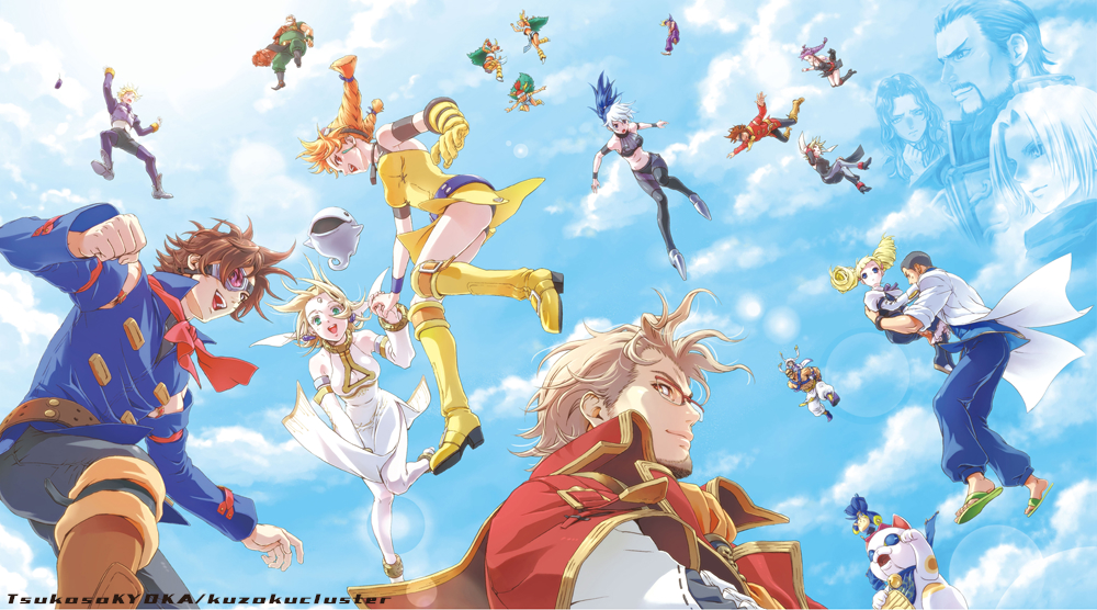 absolutely_everyone aika_(eternal_arcadia) belleza drachma_(eternal_arcadia) enrique_(eternal_arcadia) eternal_arcadia everyone fina_(eternal_arcadia) galcian guilder_(eternal_arcadia) kyotuka multiple_boys multiple_girls piastol ramirez_(eternal_arcadia) sega tagme vyse