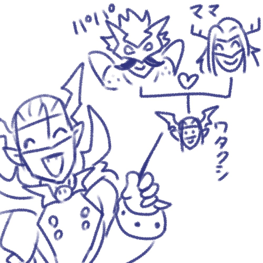 belialvamdemon digimon digimon_(creature) fang heart mask monochrome sketch smile vamdemon venomvamdemon wings