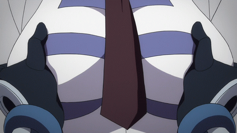 breast_focus breasts grabbing_another&#039;s_breast groping groping_breast kenzen_robo_daimidaler large_breasts lowres pervert sonan_kyouko