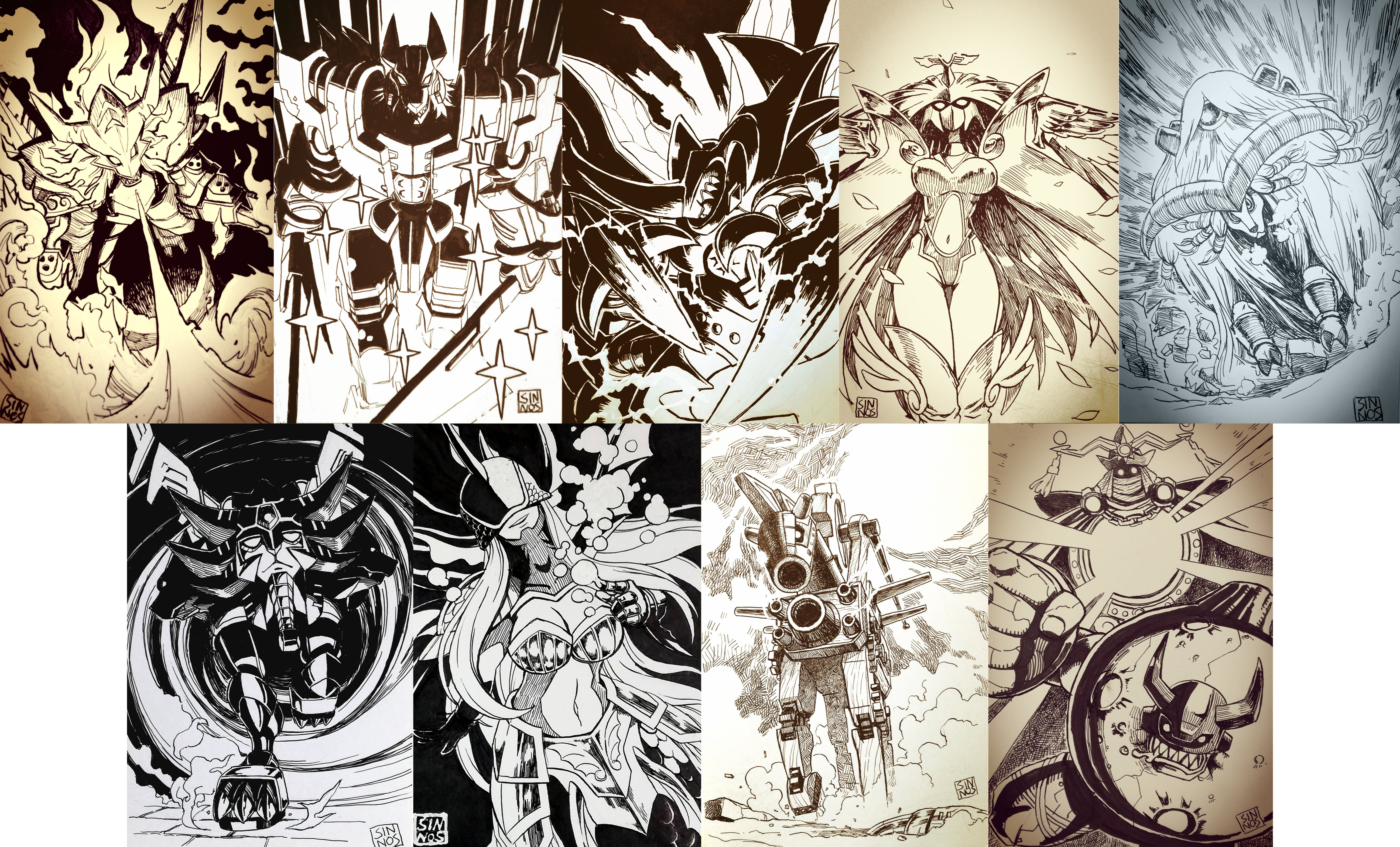 absurdres ancientbeatmon ancientgarurumon ancientgreymon ancientirismon ancientmegatheriumon ancientmermaimon ancientsphinxmon ancienttroiamon ancientvolcamon ancientwisemon armor bubble bug digimon feathers highres horns mask mirror ten_legendary_warriors