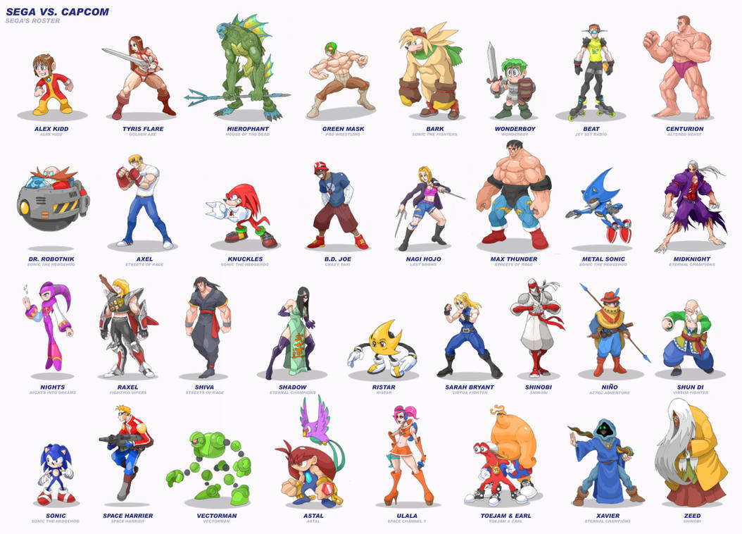 alex_kidd alex_kidd_(character) altered_beast axel_stone beat_(jsr) capcom crazy_taxi dr._eggman earl_(toejam_&amp;_earl) eternal_champions fighting_vipers golden_axe jet_set_radio knuckles_the_echidna last_bronx max_thunder metal_sonic multiple_boys multiple_girls murderousautomaton nagi_hojo nights_(character) nights_into_dreams raxel_(fighting_vipers) ristar sarah_bryant sega shinobi_(game) shiva_(bare_knuckle) shun_di sonic_(series) sonic_the_hedgehog space_channel_5 space_harrier streets_of_rage tagme toejam toejam_&amp;_earl toejam_(toejam_&amp;_earl) tyris_flare ulala vectorman virtua_fighter wonder_boy