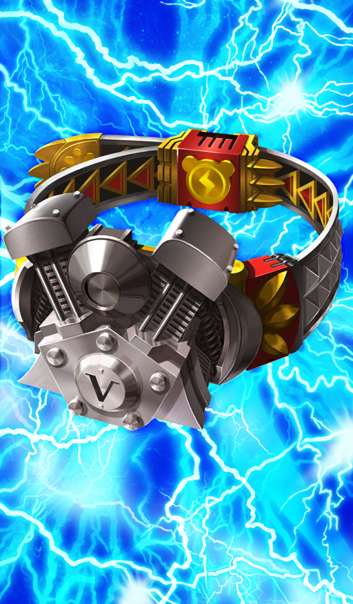akitaken_(non_faciem) belt blue_background chocolate_lady_no_karasawagi commentary fate/grand_order fate_(series) lightning lightning_background no_humans object_focus official_art third-party_source tokusatsu unworn_belt