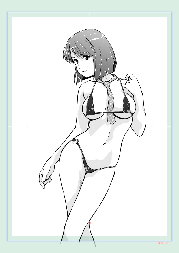 1girl bikini black_bikini kawasumi_ayako micro_bikini real_life swimsuit voice_actor