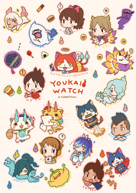 &gt;_&lt; &gt;_o ... 10s 3girls 6+boys ? abbreviated_karakusa angel_wings beret blue_cape blue_hair blue_lips blush brothers brown_hair burger candy candy_apple candy_bar cape cat character_name chibi closed_eyes crossed_arms dog dual_persona enraenra_(youkai_watch) facial_hair flower food fox_tail fubukihime furoshiki fuyunyan ghost green_hair hair_over_one_eye halo haramaki hat heart high_ponytail honoboono ikemenken imada_kanchi japanese_clothes jetpack jibanyan jimii keizou kimono kippu kitsune kodama_fumika koenra komajirou komasan kumashima_gorouta kyuntama kyuubi kyuubi_(youkai_watch) lying mirror monster_boy multicolored_hair multiple_boys multiple_girls multiple_tails mustache notched_ear on_stomach one_eye_closed onigiri open_mouth orochi_(youkai_watch) paint_palette pendant_watch ponytail purple_hair red_bull red_cape robonyan robot scar siblings speech_bubble tablet_pc tail thought_bubble tongue tongue_out traditional_youkai two-tone_hair two_tails ungaikyou ungaikyou_(youkai_watch) watch whispering wings youkai_pad youkai_watch youkai_watch_(object) youkai_watch_2