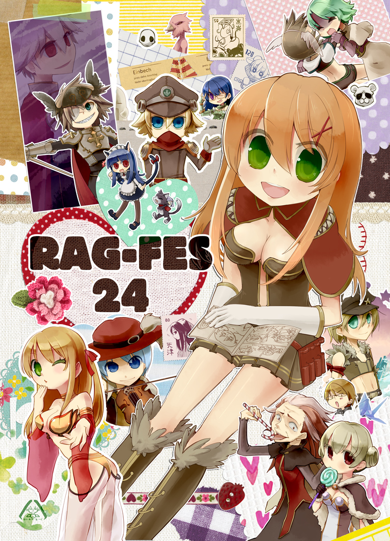 6+boys 6+girls acolyte_(ragnarok_online) alice_(ragnarok_online) animal_ears apron armband armor aura_(a440) bikini black_dress blonde_hair blowing_kiss blue_eyes blue_hair blush boots breastplate breasts brown_cape brown_dress brown_footwear brown_gloves brown_hair brown_jacket brown_legwear brown_shirt brown_skirt brown_vest candy candy_cane cape cat cat_ears cat_tail cavalier_hat chainmail chinese_clothes cleavage closed_mouth clown_(ragnarok_online) commentary_request creator_(ragnarok_online) crop_top cross detached_sleeves dolor_of_thanatos dress einbroch_guard elbow_gloves evil_snake_lord eyepatch eyes_visible_through_hair feet_out_of_frame fingerless_gloves food frilled_apron frills fur-trimmed_cape fur-trimmed_footwear fur-trimmed_gloves fur-trimmed_shirt fur_trim gauntlets glasses gloves green_eyes green_gloves green_hair green_shirt grin guan_hat gypsy_(ragnarok_online) hair_between_eyes hat head_wings heart high_wizard_(ragnarok_online) hill_wind_(ragnarok_online) holding holding_instrument holding_sword holding_violin holding_weapon hunter_(ragnarok_online) instrument jacket kathryne_keyron kemonomimi_mode living_clothes lollipop long_hair looking_at_viewer lord_knight_(ragnarok_online) maid maid_headdress mask medium_breasts medium_hair mian_guan miniskirt mouth_mask multiple_boys multiple_girls odium_of_thanatos one_eye_closed open_mouth pants pantyhose pauldrons peaked_cap plume purple_eyes ragfes ragnarok_online ragnarok_the_animation ranger_(ragnarok_online) red_cape red_eyes red_headwear red_sleeves see-through_clothes seyren_windsor sharp_teeth shirt short_dress short_hair short_shorts short_sleeves shorts shorts_under_skirt shoulder_armor skirt sleeper_(ragnarok_online) sleeveless sleeveless_shirt smile sniper_(ragnarok_online) sohee stamp strapless strapless_bikini strapless_dress swimsuit sword tabard tail teeth two-tone_dress two-tone_shirt vest violin weapon white_apron white_dress white_gloves white_hair white_jacket white_pants white_shirt wildrose wings yellow_bikini yellow_shirt