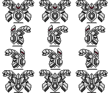 armor digimon floating looking_at_viewer simple_background solo white_background wings yggdrasill_(digimon) yggdrasill_7d6
