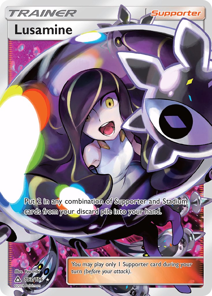 :d artist_name bare_shoulders black_hair card_(medium) character_name company_name copyright_name copyright_notice crazy_smile creatures_(company) dress english_text game_freak gen_7_pokemon iribi_you long_hair lusamine_(pokemon) lusamine_fused_(pokemon) nihilego nintendo official_alternate_hair_color official_art open_mouth pokemon pokemon_(creature) pokemon_card pokemon_sm pokemon_tcg sleeveless sleeveless_dress smile spoilers teeth third-party_source trading_card ultra_beast very_long_hair white_dress yellow_eyes