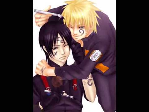 2boys artist_request lowres multiple_boys naruto_(series) naruto_shippuuden sai smile uzumaki_naruto yaoi
