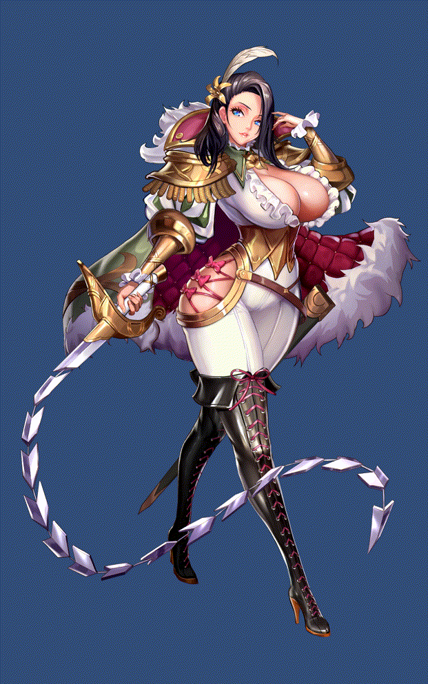 1girl animated animated_gif king_of_kinks nutaku