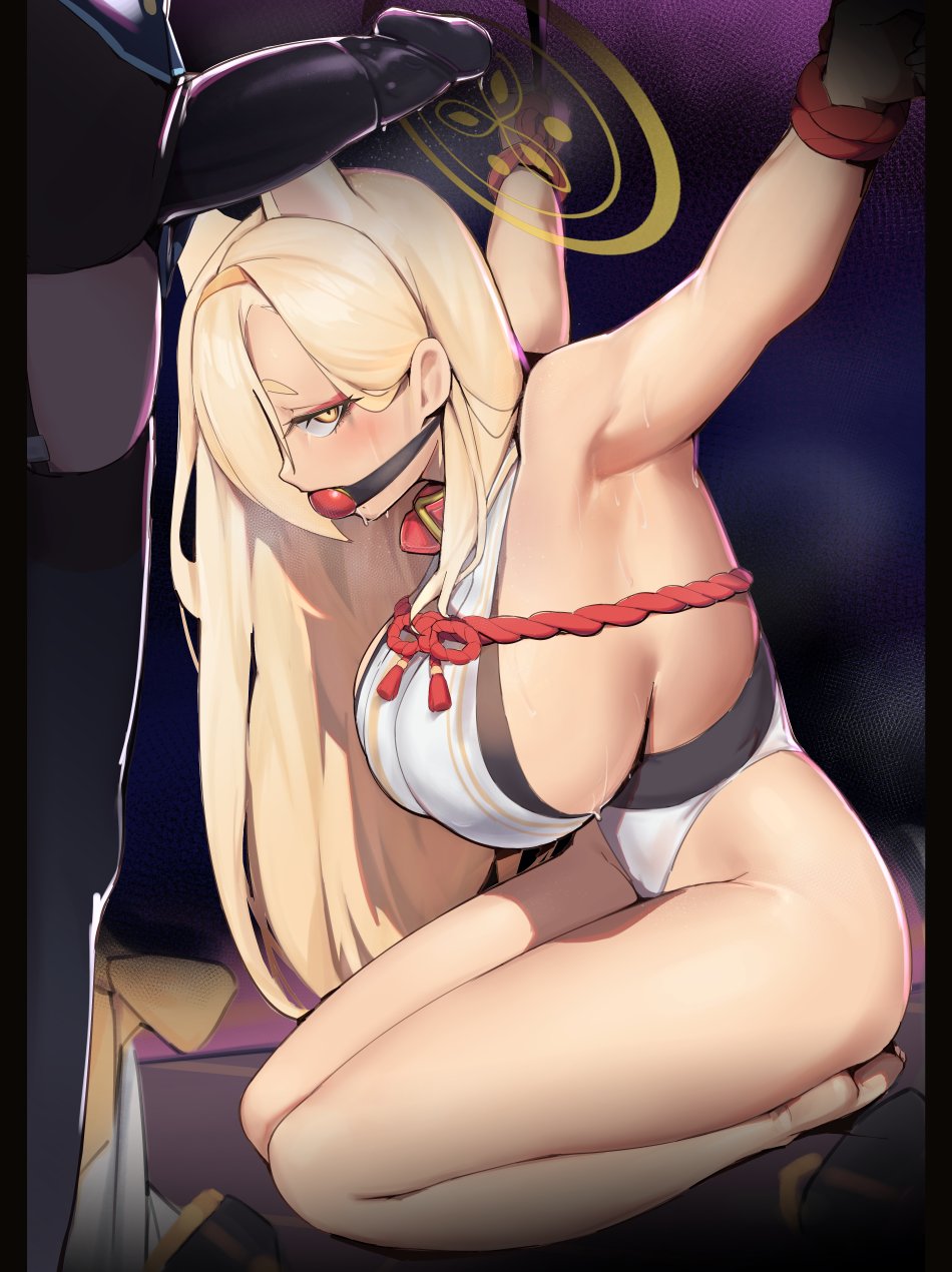 Ako and Kaho in deep playBlue Archive duo in sensual explorationfox girls entwined in desire