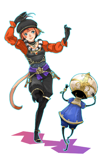 00s 1girl automaton final_fantasy final_fantasy_xi hat mithra_(ff11) puppet puppetmaster robot tail