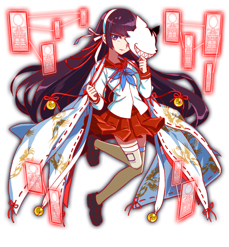 animal_print anime_coloring aqua_neckerchief artist_request bell bird_print black_mask blunt_bangs blunt_sidelocks brown_shoes brown_thighhighs closed_mouth crash_fever fox_mask frown full_body furisode furisode_sleeves game_cg hairband himiko_(crash_fever) horizontal-striped_sleeve_cuffs japanese_clothes jingle_bell kimono leg_up loafers long_hair long_sleeves mask neckerchief number_print numbered official_art ofuda outline pink_lips pleated_skirt print_kimono print_sleeves print_thighhighs purple_eyes purple_hair red_outline red_ribbon red_sailor_collar red_skirt red_sleeve_cuffs ribbon ribbon-trimmed_sleeves ribbon_trim sailor_collar school_uniform serafuku sharp_teeth shirt shoes skirt sleeve_cuffs solo square square_print straight_hair tachi-e teeth thighhighs third-party_source transparent_background tsurime two-tone_mask unworn_kimono v-shaped_eyebrows very_long_hair white_hairband white_kimono white_mask white_shirt white_sleeves white_stripes wide_sleeves