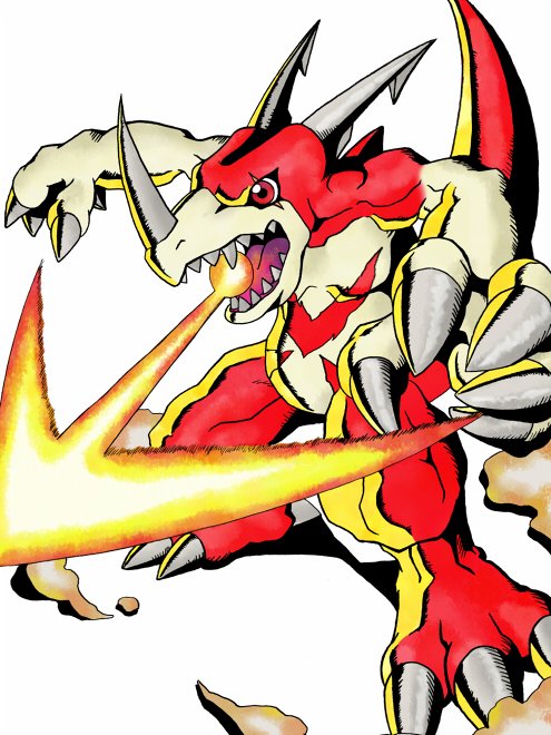 claws digimon digimon_(creature) dragon redv-dramon solo wings