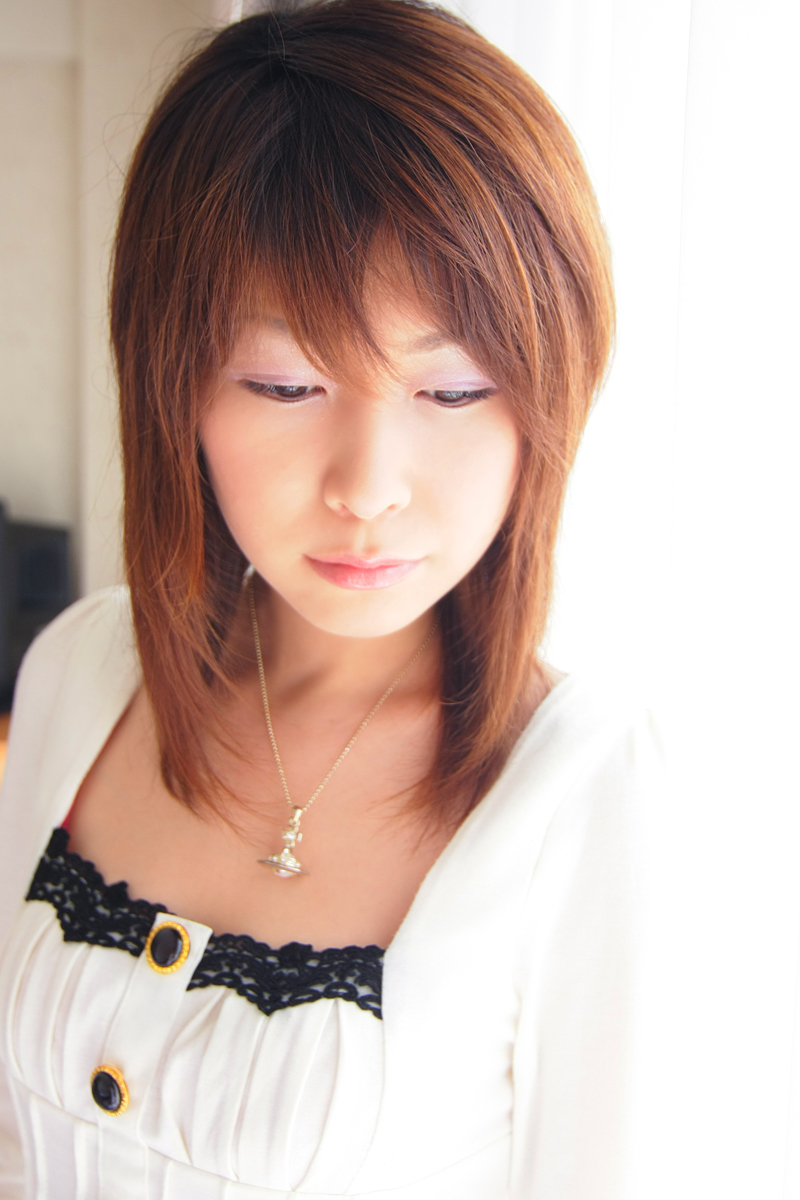 corset highres jewelry lipstick makeup nao pendant photo_(medium) tagme