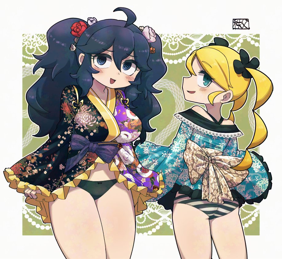 @_@ ahoge alternate_costume breasts chichibu_(character) chichibu_(watson) hex_maniac_(pokemon) large_breasts nintendo off_shoulder original pokemon pokemon_xy