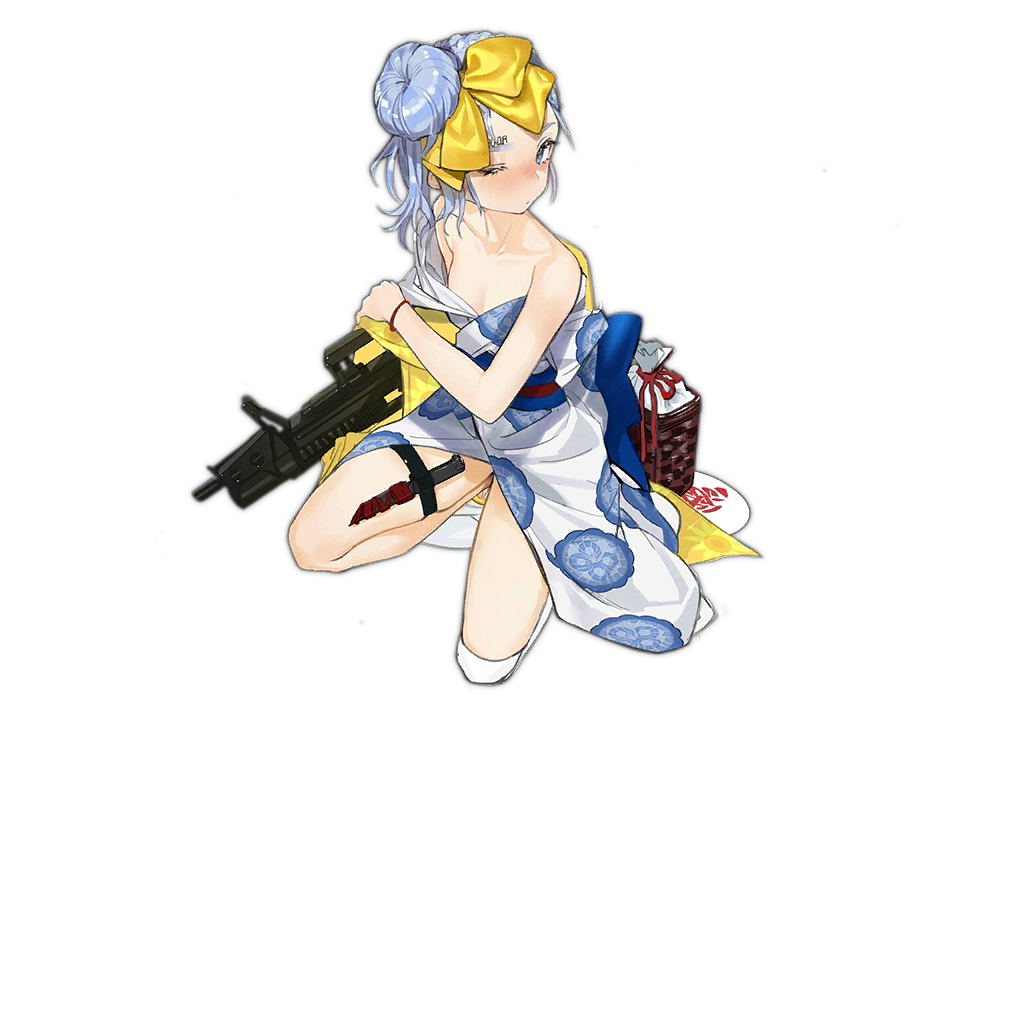 1girl ads_(aqua_youth)_(girls&#039;_frontline) ads_(girls&#039;_frontline) ads_amphibious_rifle assault_rifle blue_eyes blue_hair blue_kimono blush bullpup caseless_firearm closed_mouth combat_knife dual-medium_assault_rifle female_focus full_body girls&#039;_frontline gradient_clothes gradient_kimono grenade_launcher gun hair_bun hair_ribbon hand_fan holding japanese_clothes kbp_instrument_design_bureau kimono kneeling knife long_gun multiple-barrel_gun obi off_shoulder official_alternate_costume official_art on_one_knee one_eye_closed paper_fan prosthesis prosthetic_leg ribbon rifle sandals sash side_bun single_side_bun solo symbol-shaped_pupils thigh_strap transparent_background tskib_soo uchiwa underbarrel_grenade_launcher underwater_firearm weapon weapon_bag white_kimono xiao_chichi yellow_ribbon yukata