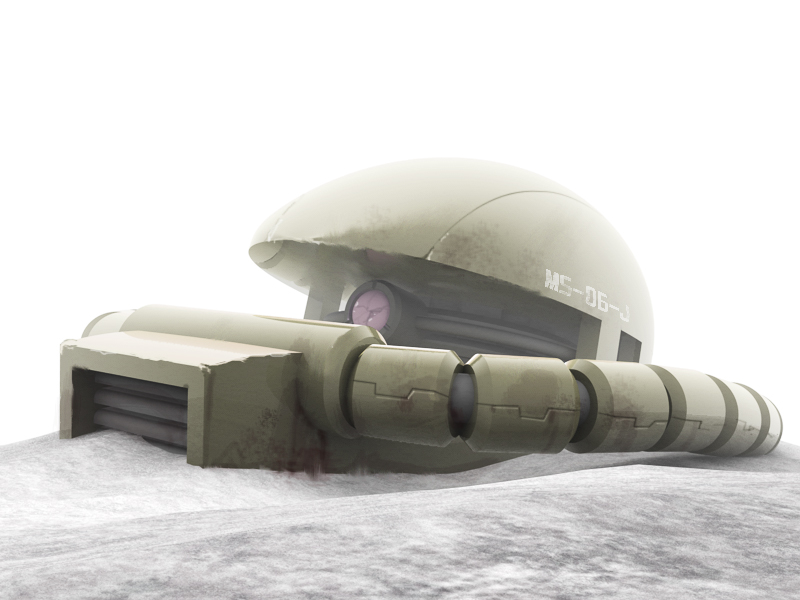 gundam head mecha mobile_suit_gundam robot simonori tagme zaku zaku_ii