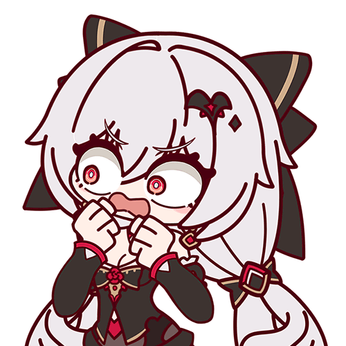 1girl animated animated_gif bare_shoulders bat_hair_ornament black_bow black_dress bow breasts cleavage detached_sleeves dress grey_hair hair_bow hair_ornament hands_up honkai_(series) honkai_impact_3rd long_hair looping_animation lowres luna_(honkai_impact) medium_breasts open_mouth red_eyes simple_background solo surprised transparent_background upper_body xixi_fei