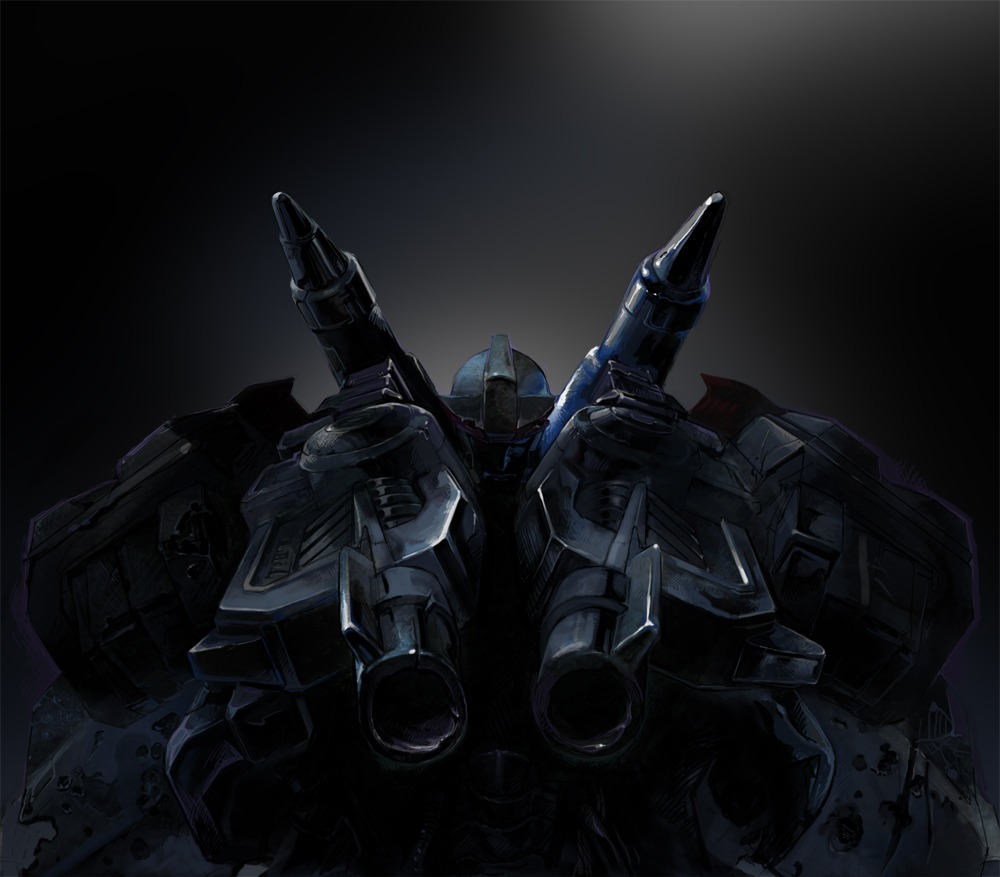 1boy autobot bad_id bad_pixiv_id bluestreak_(transformers) humanoid_robot kuroco_(pixiv_id_1397584) male_focus no_humans robot rocket_launcher solo transformers transformers:_generation_1 weapon