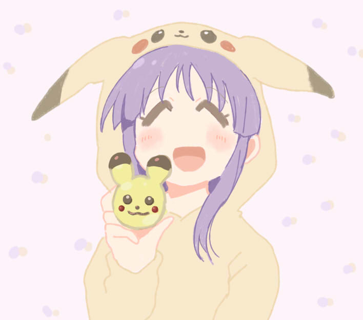 1girl cosplay hinata_yukari open_mouth pikachu_(cosplay) tagme tatsunokosso yuyushiki