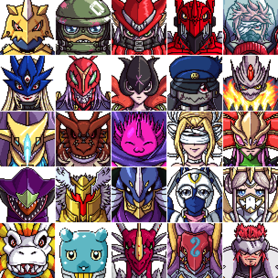 6+boys 6+girls aegisdramon airdramon bacchusmon banchogolemon bancholilimon banchomamemon banchostingmon beelstarmon ceresmon_medium chaosdramon dianamon digimon espimon examon gankoomon junomon jupitermon ludomon magnakidmon megidramon multiple_boys multiple_girls neptunemon ogudomon sleipmon venusmon vulcanusmon zubamon