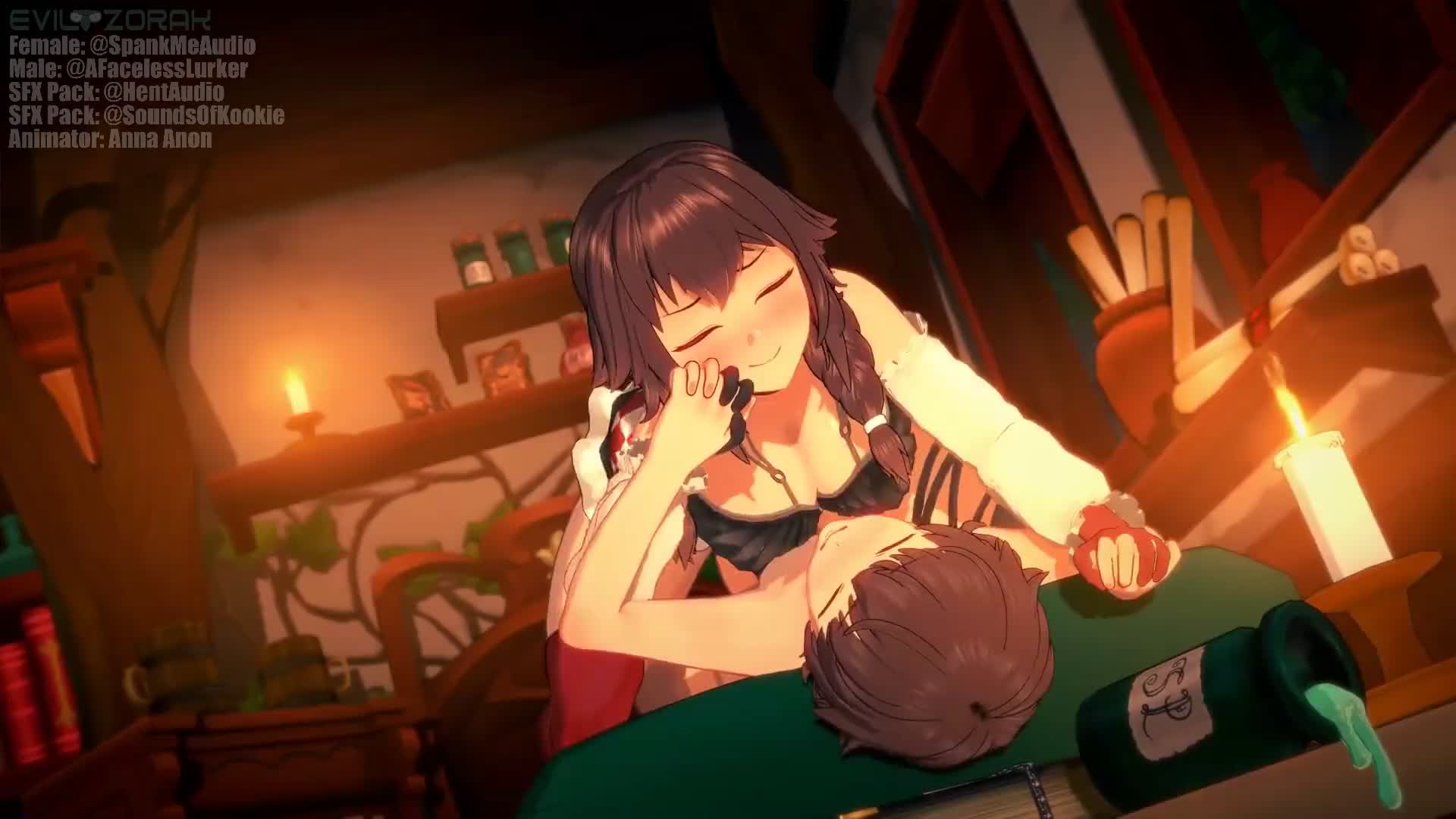 Anna's captivating aura