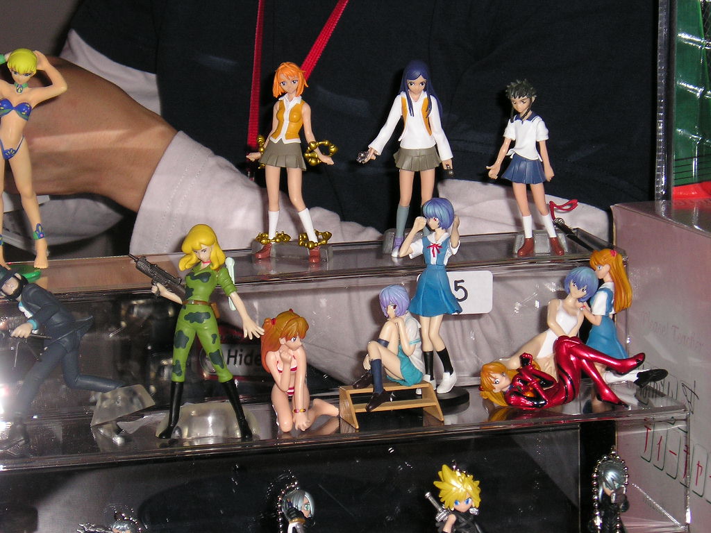 00s 1990s_(style) 5boys 6+girls anklet annotation_request armpits ayanami_rei bandeau barefoot beard belt bikini black_footwear black_hair blonde_hair blue_hair bodysuit boots bracelet breasts brown_hair camouflage character_request choker cloud_strife crossover facial_hair figure final_fantasy final_fantasy_vii final_fantasy_vii_advent_children flat_chest formal_clothes full_body grey_legwear gun hair_ornament hat hat_over_eyes interface_headset_(evangelion) jewelry jigen_daisuke kadaj knee_boots kneehighs kneeling kuga_natsuki loafers londonexpo long_hair loz lupin_iii lying mecha_pilot_suit minagi_mikoto mine_fujiko miniskirt motoko multiple_boys multiple_girls my-hime neon_genesis_evangelion on_back one-piece_swimsuit orange_hair photo_(medium) pleated_skirt plugsuit_(evangelion) retro_artstyle rifle running school_uniform serafuku shiny_clothes shoes short_hair silver_hair sitting skirt small_breasts socks souryuu_asuka_langley spiked_hair spread_legs standing striped_bikini striped_clothes striped_one-piece_swimsuit suit swimsuit sword tms_entertainment tokiha_mai weapon white_legwear white_one-piece_swimsuit yazoo