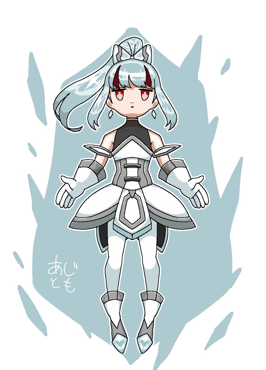 1girl armor digimon dress female_focus highres personification red_eyes solo yggdrasill_(digimon) yggdrasill_7d6