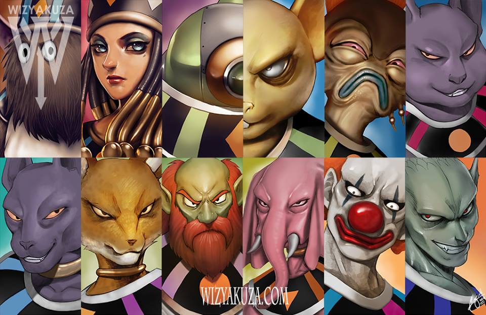 10s 1girl animal_ears arak beerus champa_(dragon_ball) dragon_ball dragon_ball_super gin hakaishin helles iwen liquiir quitela ramoosh red_eyes sidra vermoud wizyakuza