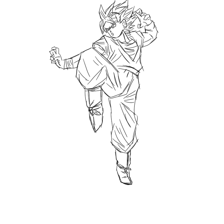 dougi dragon_ball dragonball_z non-web_source son son_goku super_saiyan super_saiyan_1