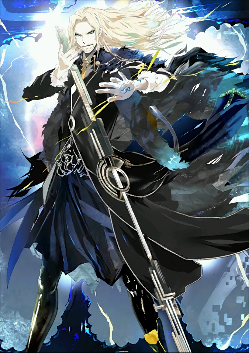 1boy beard berserker_(fate/grand_order) facial_hair fate/apocrypha fate/grand_order fate_(series) holding holding_weapon long_hair maeda_hirotaka male_focus official_art resized solo thick_thighs thighs upscaled vlad_iii_(fate/apocrypha) waifu2x weapon white_background