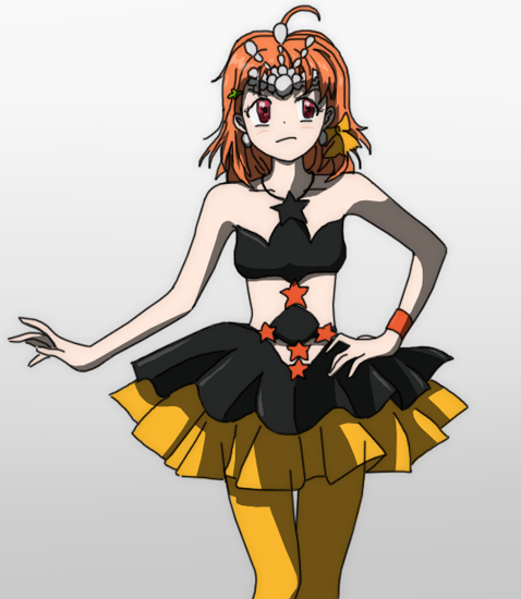 1girl bishoujo_senshi_sailor_moon cosplay crossover love_live! love_live!_school_idol_project mimete_(sailor_moon) parody short_hair takami_chika witches_5