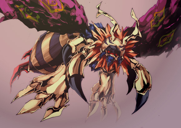 beak bug claws digimon digimon_(creature) flymon solo wings