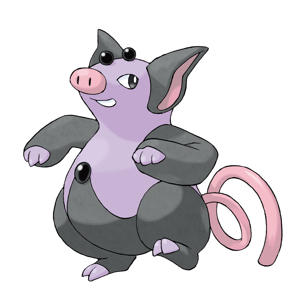 black_eyes bright_pupils full_body gen_3_pokemon grumpig nintendo no_humans nostrils official_art pig_nose pokemon pokemon_(creature) pokemon_focus pokemon_rse simple_background smile solo sugimori_ken third-party_source white_background white_pupils