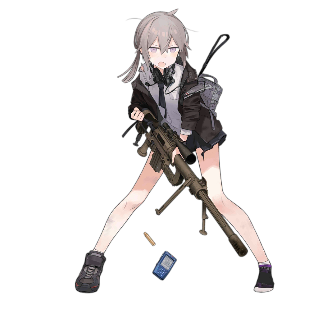1girl :3 angry astg backpack bag black_necktie blush bolt_action breasts brown_hair cheytac_m200 damage falling female_focus frown full_body girls&#039;_frontline grey_hair gun hair_between_eyes headphones headphones_around_neck holding holding_gun holding_weapon injury jacket legs long_hair long_sleeves looking_at_viewer m200_(girls&#039;_frontline) m200_intervention necktie official_art open_mouth purple_eyes rifle scope shell shell_casing shirt shoes skirt small_breasts sneakers sniper_rifle socks solo torn_clothes torn_necktie torn_neckwear torn_shirt torn_skirt transparent_background unbuttoned weapon