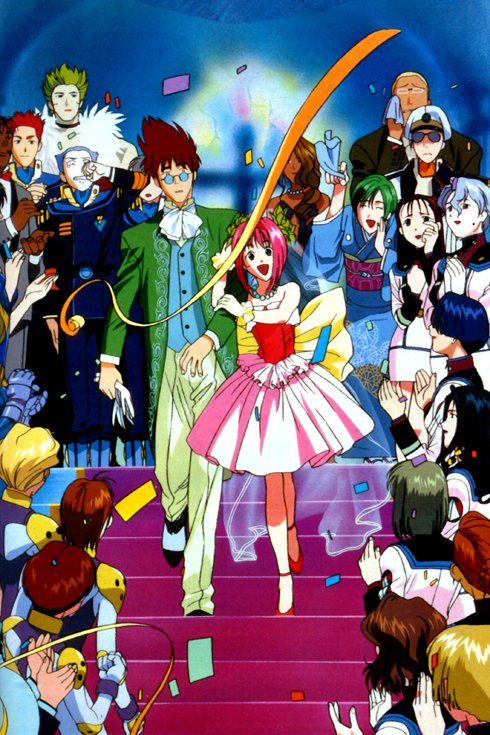 1990s_(style) 6+boys 6+girls bridal_veil bride dress height_difference jenius_maximilian jenius_milia jenius_mylene kizaki_gamlin long_legs macross macross_7 meltrandi military military_uniform multiple_boys multiple_girls nekki_basara retro_artstyle veil wedding wedding_dress zentradi