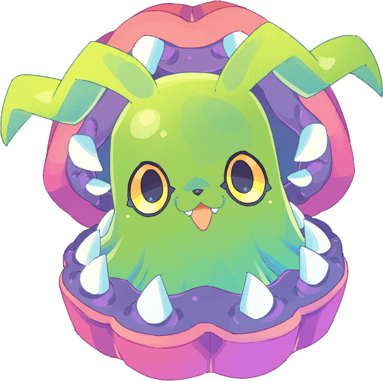 black_eyes colored_sclera digimon digimon_(creature) shakomon sharp_teeth solo teeth yellow_sclera