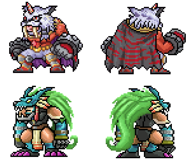 2boys cape digimon digimon_(creature) long_hair marsmon mask mercurymon multiple_boys