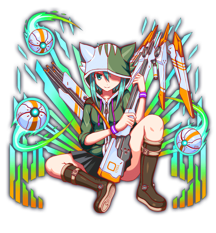 1girl animal_ear_hood animal_ears anime_coloring aqua_hair artist_request belt belt_boots belt_buckle black_skirt blue_outline boots breasts brown_belt buckle collarbone colored_shoe_soles crash_fever drawstring facing_viewer fake_animal_ears full_body game_cg green_hood green_jacket green_sleeve_cuffs gun holding holding_gun holding_weapon hood hood_over_one_eye hooded_jacket jacket long_sidelocks medium_breasts miniskirt number_print numbered official_art one_eye_covered orb outline parted_lips partially_shaded_face red_outline robin_hood_(crash_fever) short_hair short_hair_with_long_locks sidelocks simple_background sitting skirt sleeve_cuffs three-quarter_sleeves smile solo square square_print tachi-e thighhighs third-party_source transparent_background weapon weapon_request white_hood wristband zettai_ryouiki zipper zipper_pull_tab
