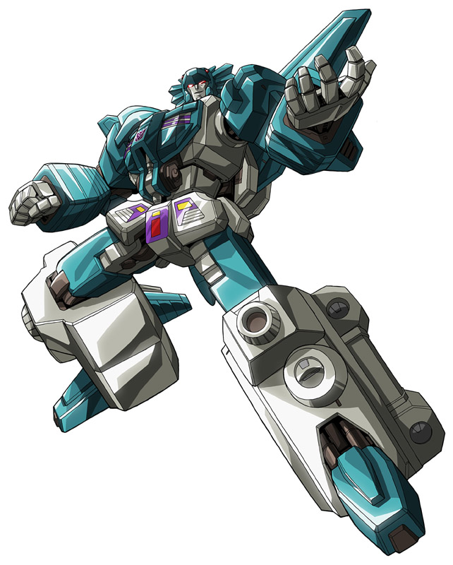 clenched_hand decepticon full_body leozack looking_up makoto_ono mecha open_hand parted_lips red_eyes robot solo transformers transformers_victory white_background