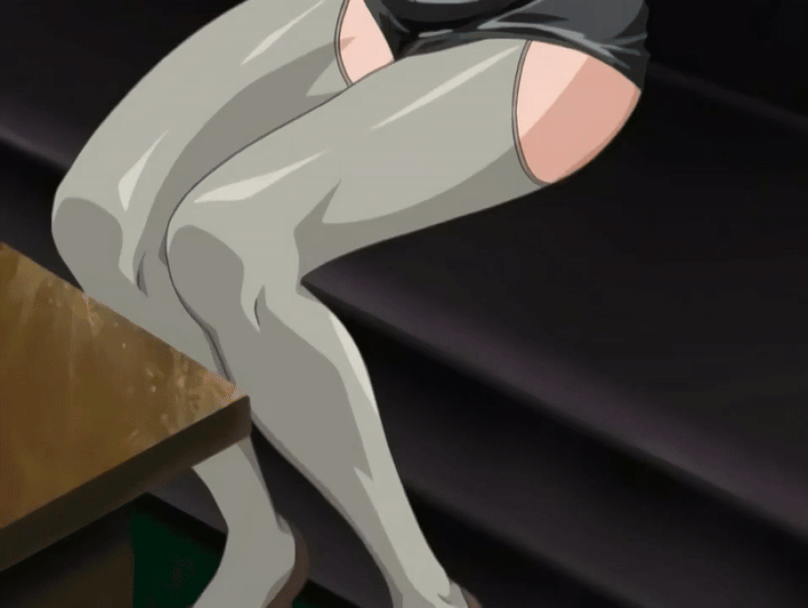 00s 1girl 2006 animated animated_gif bible_black bible_black_only breasts covering_breasts covering_privates large_breasts lowres minase_yukiko skirt tagme topless_female yellow_eyes