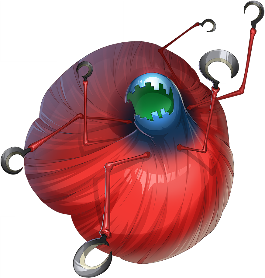1other bandai creature creepy d-reaper digimon digimon_new_century extra_arms full_body horror_(theme) monster no_eyes official_art reaper_(digimon) scythe solo tentacles transparent_background wire