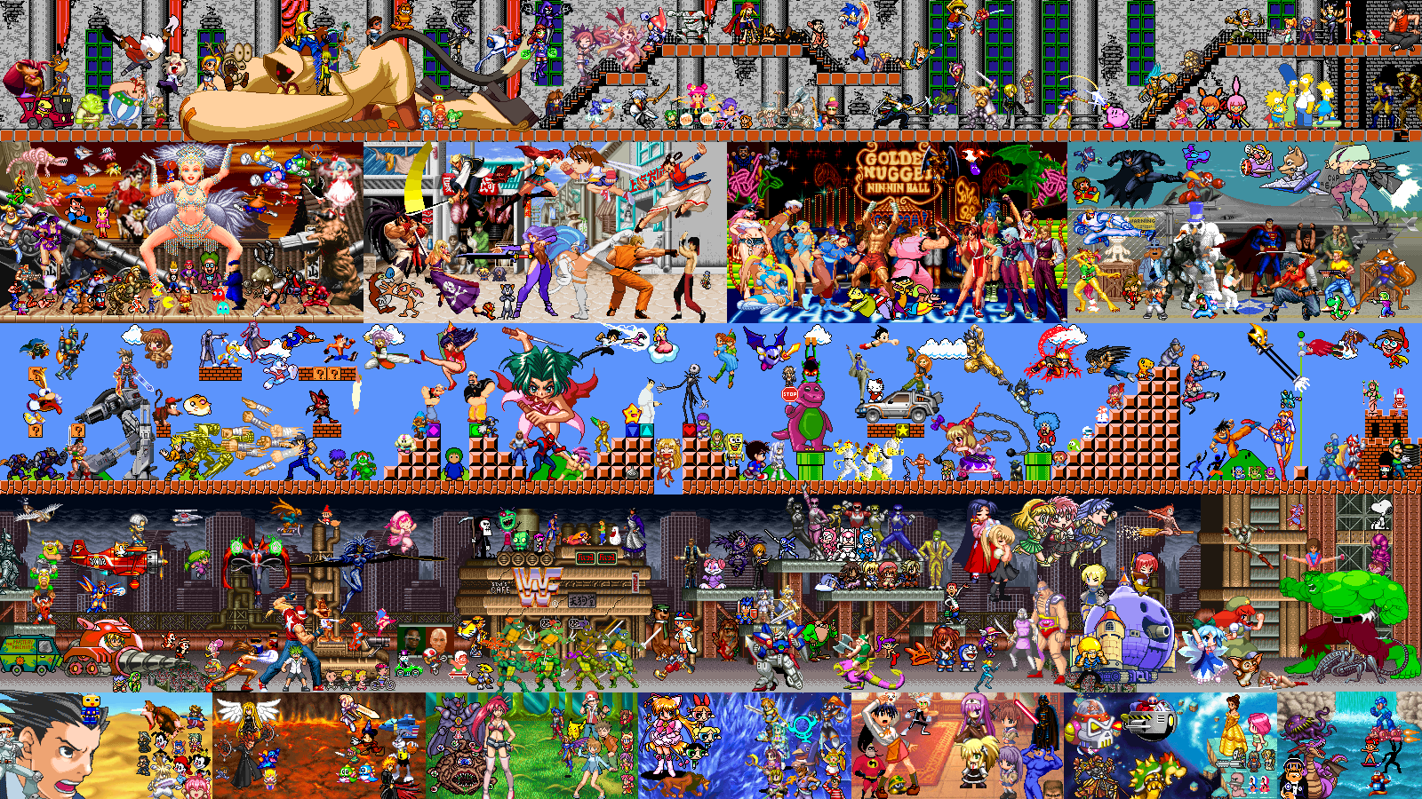 1980s_(style) 6+boys 6+girls ?_block a_boy_and_his_blob aang absolutely_everyone adk adventure_island agumon alex_kidd alice_in_wonderland alien_(1979) alien_(series) alien_hominid alternate_costume alternate_form ami_onuki ana_(warioware) animaniacs annotation_request ape apollo_(cheetahmen) arc_system_works arche_klein aries_(cheetahman) artist_request artoria_pendragon_(fate) asamiya_athena asou_yuuko ass astal asterix_and_obelix asterix_and_obelix asura_blade atom_(tetsuwan_atom) avatar:_the_last_airbender avatar_legends axel azumanga_daiou babs_bunny back_to_the_future balloon_fight barney bartz_klauser bass_(mega_man) batman battle beauty_and_the_beast beholder belial_(parodius) belle_(disney) benjamin_(ffmq) bikini blade_(dragonninja) blazblue blaze_fielding bleach blobert blossom_(ppg) blue_footwear blue_hair bluto bob_(bubble_bobble) boba_fett bobobo-bo_bo-bobo bobobo-bo_bo-bobo_(character) bodysuit boogerman boogerman_(character) bowser brock_(pokemon) brown_hair bruce_wayne bub bubble_bobble bubbles_(ppg) bubsy bugs_bunny buster_bunny buttercup_(ppg) cain_highwind cammy_white capcom cape car carrying cartoon_network castlealice_in_wonderland castlevania:_dawn_of_sorrow castlevania:_rondo_of_blood castlevania_(series) castlevania_iii:_dracula&#039;s_curse cat cecil_harvey celes_chere chance_furlong cheetahmen cheetos cheshire_cat_(alice_in_wonderland) chester_cheetah chibi chimaera_(dragon_quest) chinese_clothes chip chip_&#039;n_dale_rescue_rangers chip_(disney) chip_(sonic) chobits chrono_(series) chrono_trigger chun-li cirno cisqua city closed_eyes cloud cloud_strife colored_skin conan_edogawa contra contrapposto cosplay coud_van_giruet creature cress_albane crono_(chrono_trigger) crossover crystalis cyan_garamonde dancer danny_phantom darkstalkers darth_vader data_east dc_comics death_note decap_attack demon&#039;s_crest diddy_kong digimon digimon_(creature) din dio_brando disgaea disney dixie_kong donald_duck donatello_(tmnt) donkey_kong doraemon doraemon_(character) dori_kururi doukutsu_monogatari downtown_nekketsu_monogatari dr._eggman dr._slump dr._wily_(mega_man) dragon_ball dragon_force dragon_lord dragon_quest dragon_quest_i dragon_quest_ii dragon_quest_v dragonninja dreamworks dress duck_hunt earthworm_jim ed_edd_n_eddy edgar_roni_figaro edogawa_conan eggplant elemental_gelade ellis_(toushinden) etna_(disgaea) everyone faris_scherwiz farore fat fate/stay_night fate_(series) feel_the_magic felicia_(darkstalkers) fighting_stance final_fantasy final_fantasy_i final_fantasy_ii final_fantasy_iv final_fantasy_mystic_quest final_fantasy_v final_fantasy_vi final_fantasy_vii final_fantasy_viii fire_emblem floating flonne flying_kick fox_mccloud franky_(one_piece) frog_(chrono_trigger) furry gadget ganbare_goemon garfield gen_1_pokemon geno_(mario) geordi_la_forge george_jetson ghost_sweeper_mikami gilgamesh_(final_fantasy) gir_(invader_zim) gizmo_(gremlins) goemon golden_sun gouma_reifuden_izuna grass green_hair green_skin gremlins_(film) grim gundam hakurei_reimu hamtaro_(series) han_solo hanako_(parodius) hand_on_own_hip hanna-barbera haruno_sakura hat hello_kitty hero_(dq1) hero_(dq5) hi_hi_puffy_amiyumi high_kick high_ponytail highres hobgoblin hokuto_no_ken hong_meiling hudson_soft hulk ibuki_suika ice_climber indoors inspector_gadget invader_zim isaac_(golden_sun) izuna_(gouma_reifuden_izuna) jack_skellington jeff jenna_(golden_sun) jerry_(tom_and_jerry) jigoku_sensei_nube jiminy_cricket jimmy_t_(warioware) jojo_no_kimyou_na_bouken jumping kaze_no_klonoa kenshiro kicking kid_icarus kim_possible kim_possible_(series) kingdom_hearts kingdom_hearts:_chain_of_memories kirby kirby_(series) kirisame_marisa kisarah_westfield klonoa kodansha konami kos-mos krang krile_mayer_baldesion_(ff5) kullweet_envatilia kunio-kun kunio-kun_(character) kuraosaki_ighigo kurosaki_ichigo kyatto_ninden_teyandee kyouyama_anna lemmings lenna_charlotte_tycoon leonardo_(tmnt) lilo_&amp;_stitch link lloyd_irving locke_cole long_hair looney_tunes lucca_ashtear luigi magic_knight_rayearth magical_drop magus_(chrono_trigger) makai_senki_disgaea makaimura marco_rossi maria_renard mario mario_(series) marle_(chrono_trigger) marth_(fire_emblem) marvel max_(sam_&amp;_max) mega_man_(character) mega_man_(classic) mega_man_(series) mega_man_battle_network mega_man_battle_network_(series) mega_man_legends_(series) mega_man_x_(series) megaman.exe meitantei_conan memim_(parodius) met_(mega_man) meta_knight metal_slime metal_slug metroid mia_(golden_sun) michael_jackson michelangelo_(tmnt) mickey_mouse midriff mikami_reiko misty_(pokemon) mona_(warioware) monk monkey monkey_d._luffy monster morrigan_aensland mother_(series) mother_2 motor_vehicle mr._driller mr._incredible mugen_senshi_valis multiple_boys multiple_crossover multiple_girls namco nami_(one_piece) nami_(one_piece)_(enies_lobby) nana_(ice_climber) naruto naruto_(series) nayru ness_(mother_2) nickelodeon nico_robin nico_robin_(long_ring_long_land) nightgown ninja_gaiden nintendo norimaki_arale nueno_meisuke obelix oldschool one_piece open_mouth outdoors overcast pac-man pac-man_(game) pantyhose parodius partially_annotated paula_(mother_2) peanuts_(comic) pentarou_(parodius) peter_pan pikachu pink_hair pit_(kid_icarus) pixar pixel_art pokemon pokemon_gsc ponytail poo_(mother_2) popeye popeye_the_sailor popo_(ice_climber) power_rangers powerpuff_girls praying prince_of_lorasia prince_of_samantoria princess_carry princess_leia princess_leia_(cosplay) princess_of_moonbrook princess_peach princess_zelda prinny proto_man pulseman pulseman_(character) pururun_(kyatto_ninden_teyandee) quote_(doukutsu_monogatari) rainbow_mika ralph_c_belmont ranma_1/2 raphael_(tmnt) rastan rastan_saga raven_(dc) rayman rayman_(series) red_(pokemon) red_arremer red_cape red_dress red_footwear red_hair remilia_scarlet renamon retro_artstyle revealing_clothes reverie_metherlence richter_belmont ristar road_sign robe robo_(chrono_trigger) robot roll_(mega_man) roronoa_zoro rosa_farrell rosemary_(asura_blade) rowen rub_rabbit rub_rabbits rush_(mega_man) rydia_(ff4) ryu_hayabusa ryuk saber_(fate) sabertooth_(x-men) sam sam_&amp;_max sam_(sam_&amp;_max) samurai_jack samurai_jack_(character) samus_aran sanji_(one_piece) sanrio saotome_ranma saria_(zelda) scar_(the_lion_king) scooby-doo screw_breaker scythe sega self-upload sephiroth servbot_(mega_man) setzer_gabbiani shaman_king shampoo_(ranma_1/2) shantae shantae_(series) shantaernasterix sheba_(golden_sun) shinobi_(game) shirt short_dress short_hair short_shorts shorts shredder_(tmnt) shrek shrek_(series) sign sir_arthur_(makaimura) skin_tight sky slime_(dragon_quest) snk snoopy soma_cruz son_gohan son_goku sonic_(series) sonic_the_hedgehog sora_(kingdom_hearts) spawn_(comic) spider-man spongebob_squarepants spongebob_squarepants_(series) squall_leonhart square_enix standing star_fox star_trek star_wars starfire starfy stitch_(lilo_&amp;_stitch) stop_sign storm_(x-men) street_fighter streets_of_rage sue_(parodius) sumomo_(chobits) super_mario_bros._1 super_mario_rpg super_sentai superman susumu_hori swimsuit tails_(sonic) takahashi_meijin takahashi_meijin_no_bouken_jima tako_(parodius) tales_of_(series) tales_of_phantasia tales_of_symphonia taokaka teen_titans teenage_mutant_ninja_turtles tengen_toppa_gurren_lagann terry_bogard tetsuwan_atom the_fairly_oddparents the_flintstones the_grim_adventures_of_billy_&amp;_mandy the_incredibles the_king_of_fighters the_legend_of_zelda the_lion_king the_mask the_nightmare_before_christmas the_simpsons the_tick thighhighs tina_branford tiny_toon_adventures toad_(mario) tom tom_and_jerry tongue tongue_out touhou toushinden trunks_(dragon_ball) tsukihime tsuukai_gangan_koushinkyoku turtle ultros universal_studios urameshi_yuusuke usopp uvula valis valkyrie_(vnd) valkyrie_no_densetsu van very_long_hair wally_(where&#039;s_wally) walter_lantz_productions wario warioware warner_bros water waterfall weapon wendy_darling where&#039;s_wally whip white_mage_(final_fantasy) white_shirt wings wizard_hat wolverine_(x-men) woody_woodpecker woody_woodpecker_(series) world_(magical_drop) worms_(game) wryyyyyyyyyyyyyyyyyyyy x-men x_(mega_man) xenomorph xenosaga yagami_light yattarou_(kyatto_ninden_teyandee) yggdra yogizool yoko_littner yoshi yumi_yoshimura yuu_yuu_hakusho zero_(mega_man) zero_suit