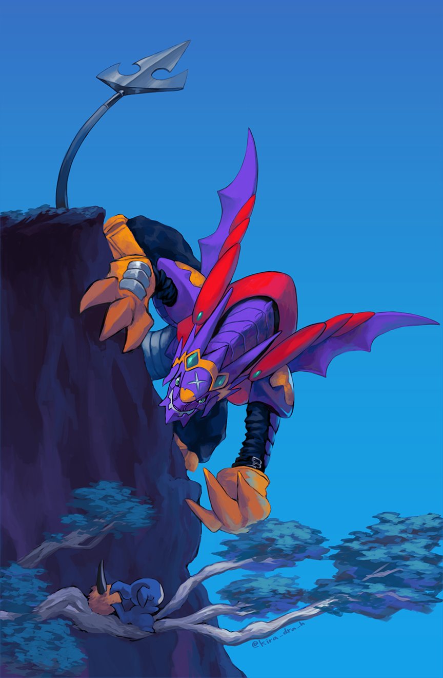 arresterdramon chibimon digimon digimon_xros_wars digimon_xros_wars:_toki_wo_kakeru_shounen_hunter-tachi highres tagme tunomon