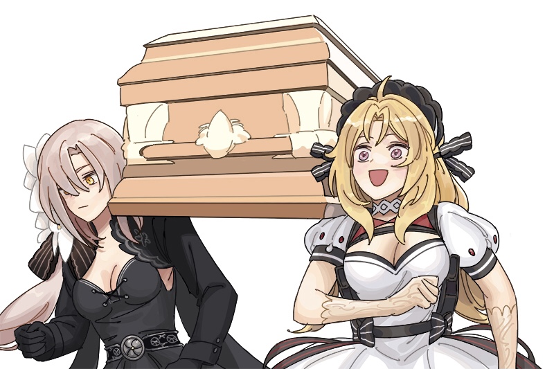 2girls aug_(girls&#039;_frontline) bad_link commission dancing_pallbearers_(meme) dcinside girls&#039;_frontline meme multiple_girls s-acr_(girls&#039;_frontline)