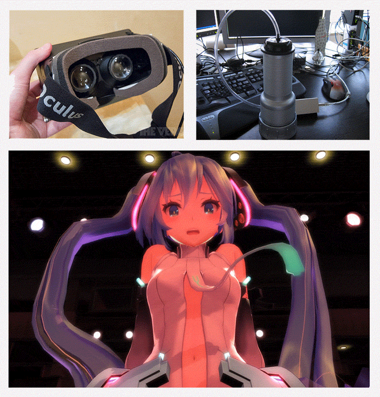 1girl 3d animated animated_gif artificial_vagina augmented_reality bouncing_breasts breasts camera girl_on_top goggles hatsune_miku headset long_hair looking_at_viewer medium_breasts mikumikudance_(medium) necktie oculus photo_(medium) pov purple_eyes purple_hair sex_toy twintails very_long_hair vocaloid