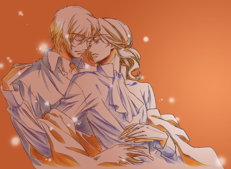 artist_request blonde_hair blue_eyes clovis_la_britannia code_geass incest male_focus schneizel_el_britannia source_request yaoi