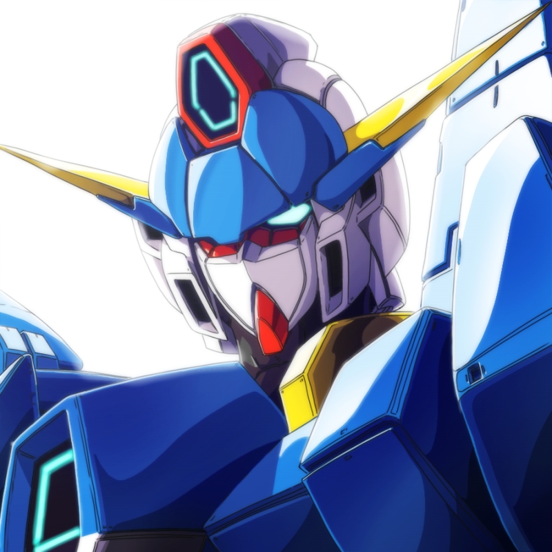 aqua_eyes close-up gundam gundam_age gundam_age-3 mecha mobile_suit niiyan no_humans robot science_fiction solo upper_body v-fin