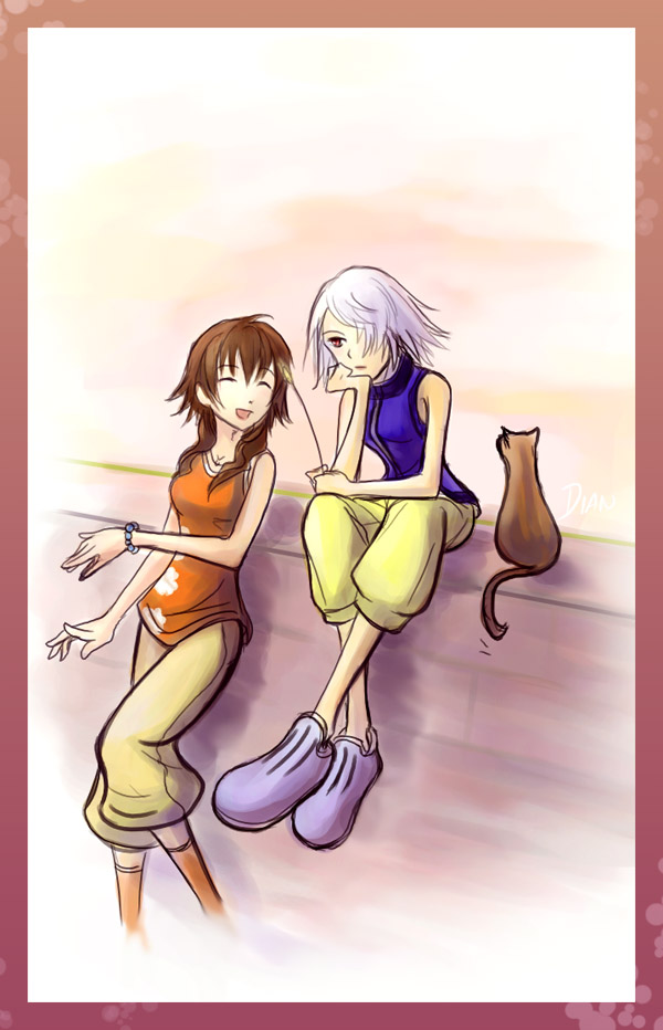 1990s_(style) cat final_fantasy final_fantasy_viii fuujin_(ff8) kingdom_hearts olette